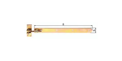 Obrázek produktu pro GAH-Alberts 318253, Pant, Ocel, Žlutá, Galvanicky pozinkovaný povlak, 6 mm, 6 kusů