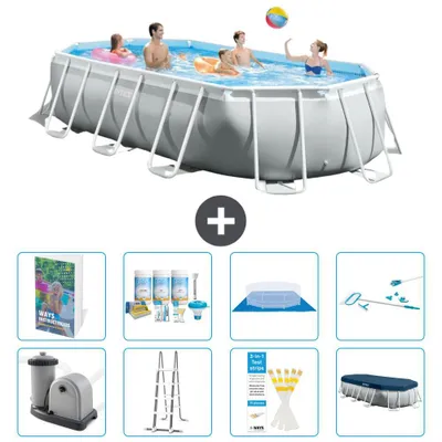 Immagine prodotto di Piscina ovale Prism Frame - 503x274x122 cm - 9 pezzi S615