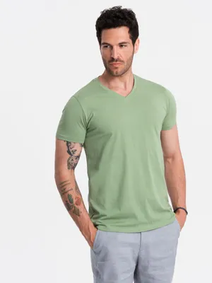 Obrázok produktu pre Ombre Clothing Pánske tričko s krátkym rukávom Heman svetlo zelená 3XL