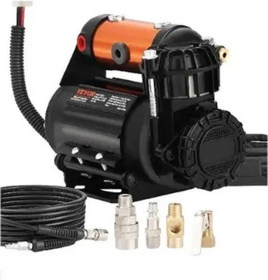 Obrázok produktu pre Čierny vzduchový kompresor – vzduchový kompresor – fúkač – 8 bar – 70 dB – 150 psi