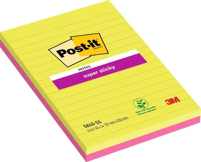 Produktbild von Post-It 5845, 125 mm, 200 mm, 45 Blätter