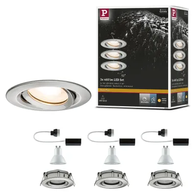 Immagine prodotto di Paulmann Luce da incasso LED Nova Plus set di 3 luci orientabili
