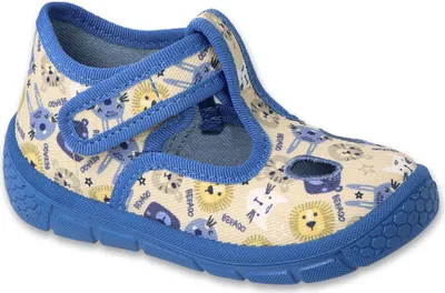 Produktbild von Kinder Stiefeletten Befado Honey 630p006 blau mit Tieren flexibel leicht höher 22