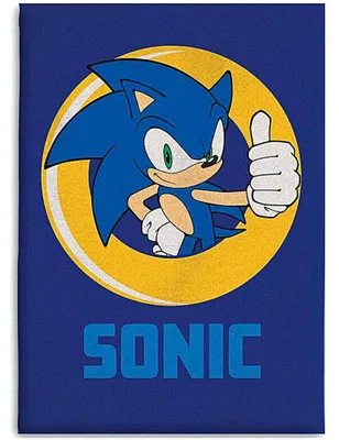 Produktbild von Sonic The Hedgehog Fleecedecke Kinder Kuscheldecke Wohndecke 100 x 140 cm