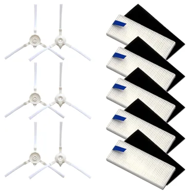 HEPA-Filter + 6 Seitenbürsten für Rowenta Explorer 20/40/50/75