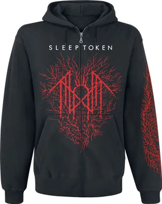 Produktbild von Sleep Token Kapuzenjacke Herren Portrait Zip schwarz XL