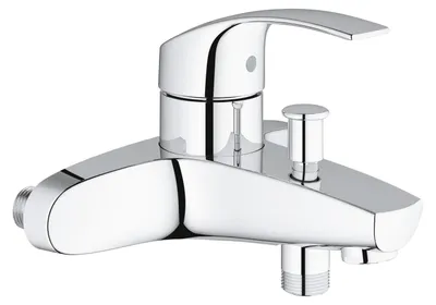 Immagine prodotto di GROHE Eurosmart, miscelatore per lavabo e doccia, con manopola monocomando, metallo, attacco 3/4", cromo