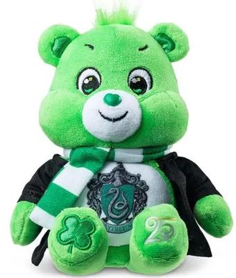 Produktbild von Care Bears 20Cm Plush - Harry Potter - Good Luck X Slytherin
