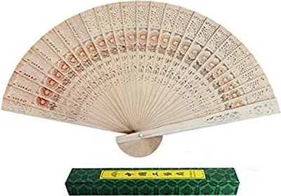 Produktbild von Holzfächer Handfächer Fächer inkl. Box Natur Holz