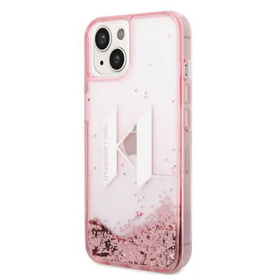 Immagine prodotto di Karl Lagerfeld Klhcp14Slbklcp Iphone 14 / 15 / 13 6,1 Różowy/Pink Hardcase Liquid Glitter Big Kl