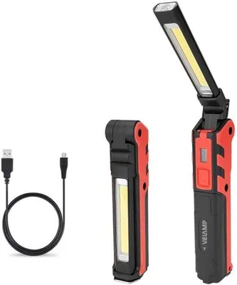 Productafbeelding van Zaklamp, Oplaadbaar, Rood