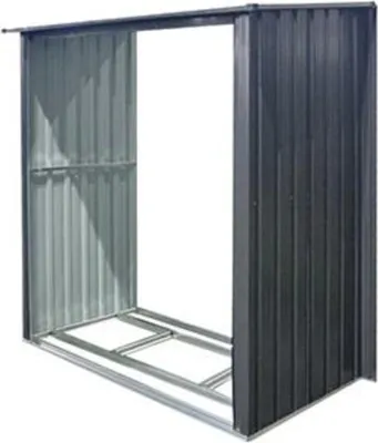 Produktbild von floraworld Anbau-Holzunterstandfür G erätehäuser153 x 81 x 159 /170 cm