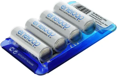 Produktbild von Panasonic eneloop aa Akkus, wiederaufladbare Batterie NiMH inkl. Akkubox - 4er Pack