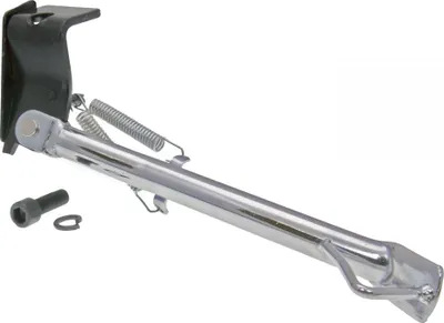 Image de Béquille latérale Buzzetti chromée compatible avec MBK Nitro, Yamaha Aerox -2012