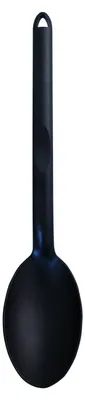 Produktbild von Servierlöffel schwarz 30 cm, PPA, hitzebeständig bis 270 °C, Löffel Ø 65 mm