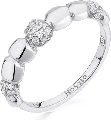 Immagine prodotto di Originale anello in argento con zirconi Into the blue RZIB34 - Circonferenza: 54 mm.