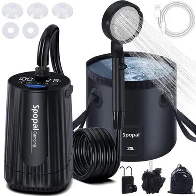 Produktbild von Campingdusche, [aktualisierte Version, 10000 mAh]