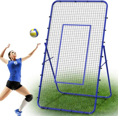 Imagen del producto de Red de rebote para voleibol, ajustable, de 2,13 x 1,23 metros, para entrenamiento de fútbol