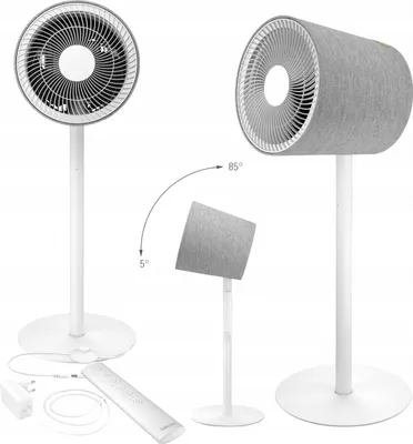 Produktbild von Simon Stadler Form Bodenventilator 3D-Oszillation Leise Fernbedienung