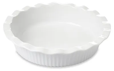 Productafbeelding van Keramische diepe taartschaal, 22 cm, 1500 ml, ovenbestendig porseleinen bakblik