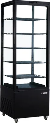 Produktbild von SARO Kühlvitrine LENN, schwarz