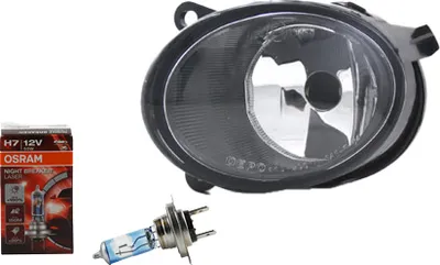 Produktbild von Nebelscheinwerfer + Osram Night Breaker Laser passend für Audi A6 4F Links 4F0941699 Johns