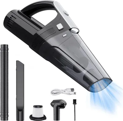 Produktbild von Handstaubsauger Autostaubsauger, kabelloser 3-in-1-Autostaubsauger mit LED-Licht
