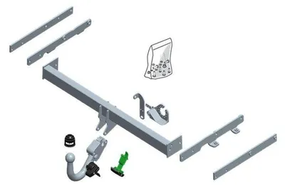 Produktbild von BRINK 587600 Anhängerkupplung 450kg Max für NISSAN NOTE (E12)