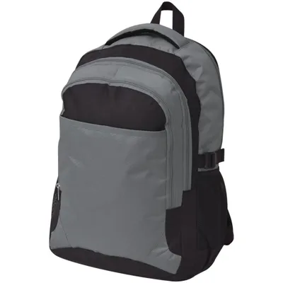 Produktbild von vidaXL Plecak szkolny 40 L czarno-szary
