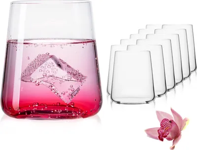 Produktbild von IMPERIAL Trinkgläser aus Glas 370ml (max. 450ml) Set 12 Teilig Wassergläser Saftgläser Whiskeygläser Gingläser