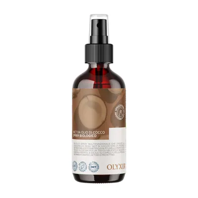 Produktbild von -MCT-Ölspray aus Kokosöl Olyxir 250 ml – 100% Natürlich, Vegan, Keto & Ohne Treibgas