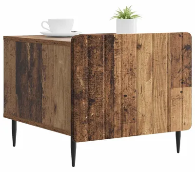 Obrázek produktu pro vidaXL Konferenční stolek se zásuvkami z recyklovaného dřeva 49 x 50 x 42 cm dřevotřísková deska