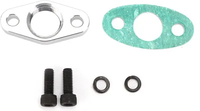 Image de Kit d'adaptateur de bride de décharge de retour d'huile turbo, 1,5 pouce femelle, 1/2 NPT, remplacement pour Garrett GT15
