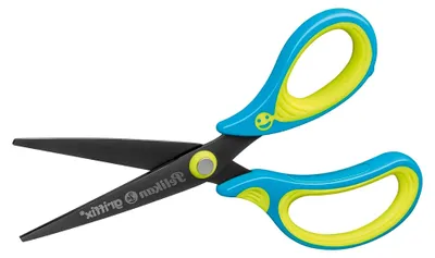 Produktbild von griffix Schulschere Neon Fresh Blue für Linkshänder 15 cm