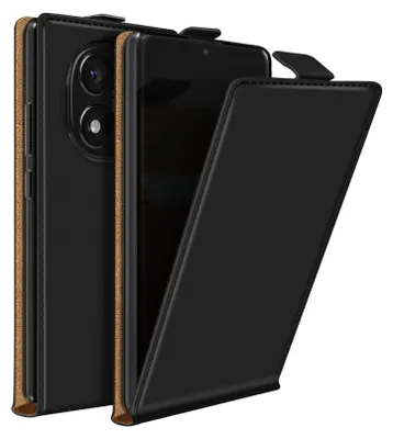 Zdjęcie produktu dla Avizar, Pionowe etui z klapką dla Redmi Note 14 Pro i Pro Plus z uchwytem na karty, czarne