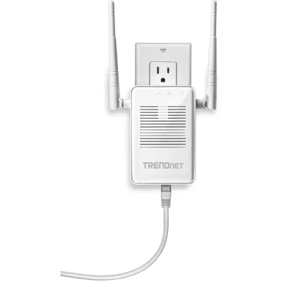 Produktbild von Trendnet TEW-822DRE, Netzwerksender, 1200 Mbit/s, 3 dBi, 10/100/1000Base-T(X), IEEE 802.11a, IEEE 802.11ac, IEEE 802.11b, IEEE 802.3az, IEEE 802.11g, IEEE 802.3u, IEEE 802.11n,..., 802.11a, 802.11b, 802.11g