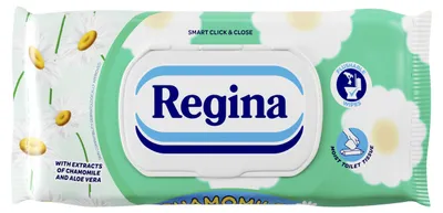 Productafbeelding van Regina, vochtige toiletpapier met kamille, 42 stuks