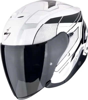 Produktbild von Scorpion EXO Z1 Vue Jethelm, weiß/schwarz/silber, M (57/58)