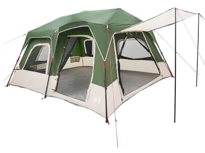 Image de Tente vidaXL Sofort verte pour 8 personnes, en polyester 185T avec revêtement PU