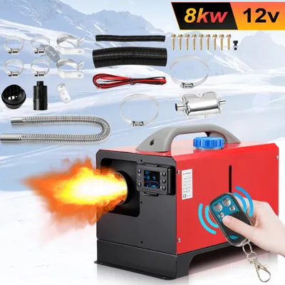 Produktbild von Jopassy 12KW 8 kW Standheizung Diesel Auto Kraftstoff Diesel Standheizung Ölheizung Ölheizgerät Luftheizung Air Diesel Luft Dieselheizung Verbrennungsheizung mit LCD-Display & Fernbedienung