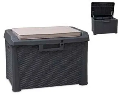 Immagine prodotto di Baule Compact Box Santorini Plus Lt.125 Colore Antracite Art.170 - cm.73x50x49h.