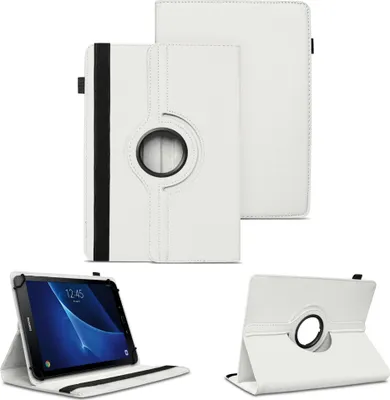 Produktbild von Tablet Hülle für Samsung Galaxy Tab A6 10.1 2016 360° Drehbar Case Cover SchutzFarben:Weiss