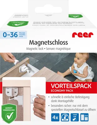 Produktbild von Vorteilspack Magnetschloss 4 St.