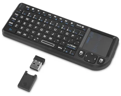 Obrázok produktu pre Mini Bluetooth klávesnica s podsvietením a dotykovým panelom pre smart televízory a HTPC