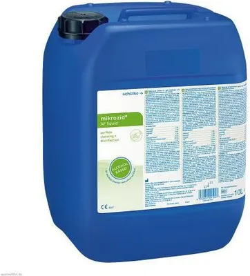 Productafbeelding van Mikrozid AF vloeibare desinfectiemiddel. Geschikt voor oppervlakken. 10 liter