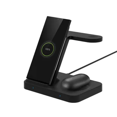 Obrázek produktu pro Tech-Protect A11 3in1 bezdrátová nabíječka na mobil / AirPods / Apple Watch, černá
