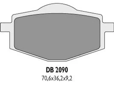 Obrázek produktu pro Kh101 Brzdové Desky Zadní – Náhrada Za Db2090Mx-D A Db2090Qd-D