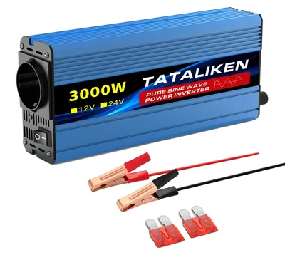 Image de Onduleur, 4 prises européennes, ventilateur thermostatique automatique, 3000 W