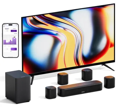 Produktbild von Soundbar mit 7.1-Surround-Sound und App-Steuerung – Drahtloser Heimkino-Lautsprecher mit Subwoofer