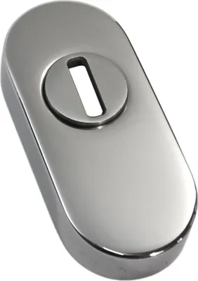 Produktbild von Edelstahl PZ Schieberosette SR-5245-P EF-poliert Oval mit ZA Schutzrosette